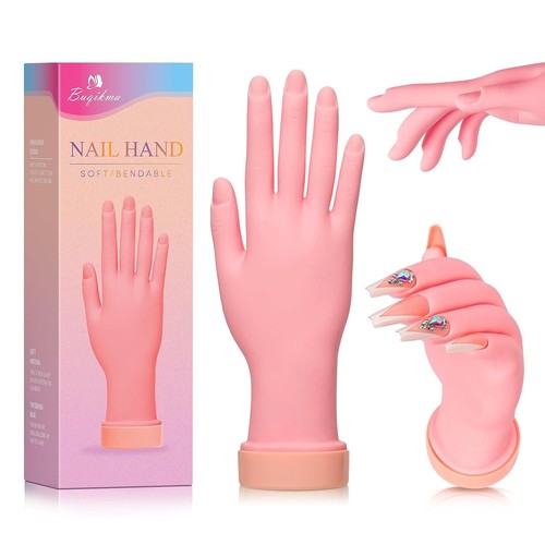 Mano practica uñas - practica, unas