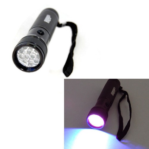 365nm leds flashlight - 12-leds,