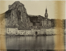 G.H. Phot. Belgique, Dinant, La citadelle et l'église N. Dame  Vintage albu