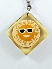 KEYCHAIN - GAS from FRANCE - RADIATORS - nice retro design 1960s - resin -