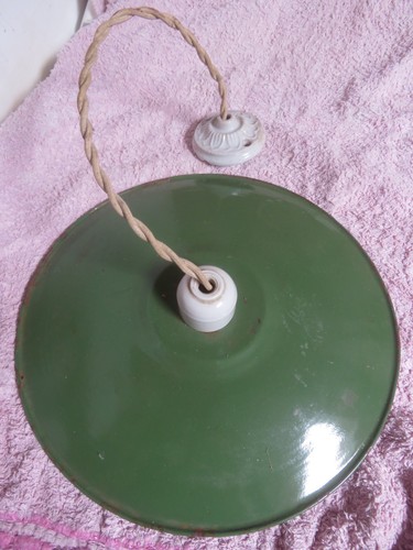Abat jour émaillé - jour, atelier
