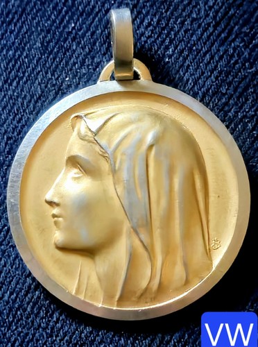 Superbe médaille plaqué - médaille, or