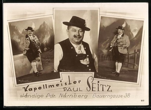 Carte postale maître - , de