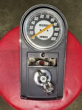 Harley Davidson Chrome 1974 Shovelhead Dash and Speedometer FL FXE FLH FX