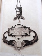 ART NOUVEAU REVUE ART DECORATION ANNEE COMPLETE 1900 VERRERIE  BIJOUX MEUBLES 3