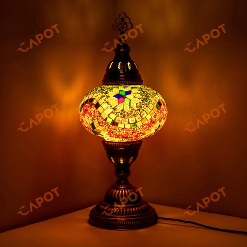 Lampe bureau mosaïque - bureau, en
