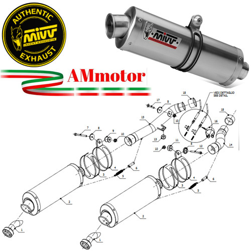 Mivv kawasaki 1000 2008 pot - 1000,