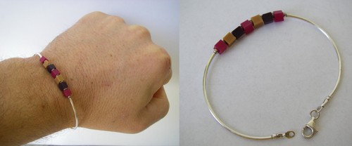 Bracelet jonc ouvrant souple - jonc, /