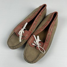 Sebago Women’s Boat Shoes US 9.5 AU 8.5 Brown Coral Leather Casual Loafers