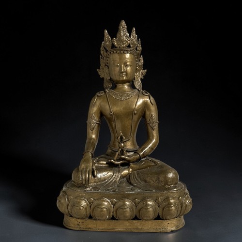 Statue bouddha tibétain - statue, en