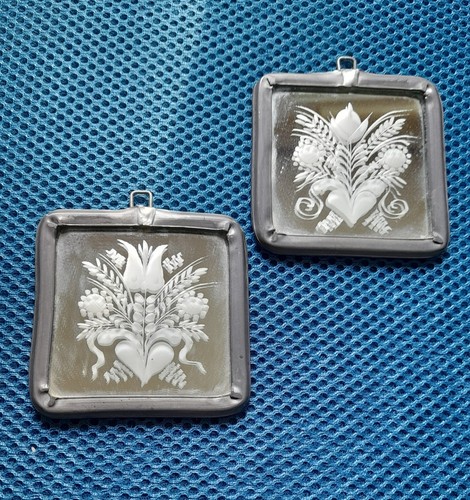 Deux petits miroirs cadre - petits,