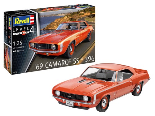 Revell 07712 1969 camaro - 07712, ss