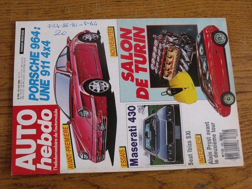 Revue auto hebdo n 622 - revue,