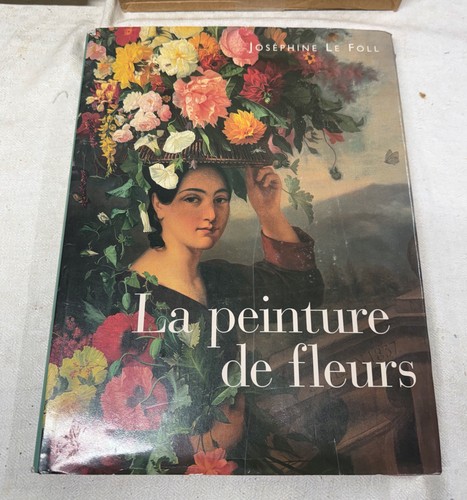 Livre peinture fleurs - la,