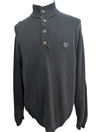 Pull chaps noir pur coton - pull,