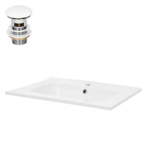 Lavabo céramique blanc - en,