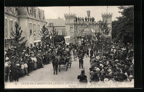 Cpa bourges fetes de - cpa, bourges,