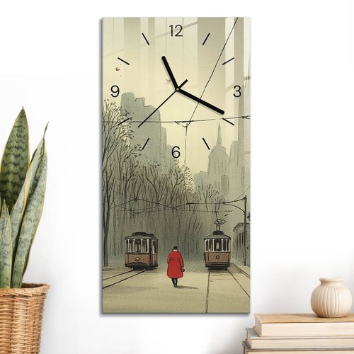Horloge murale verticale - murale, en