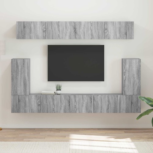 Ensemble meuble pc gris - 5,