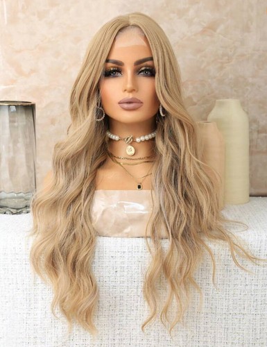 Perruque synthétique blond - perruque,
