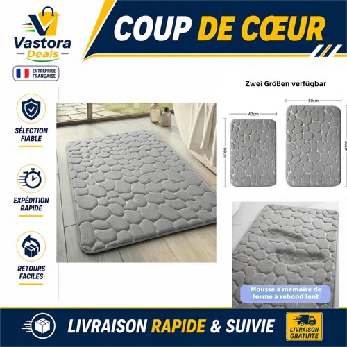 Tapis bain mousse à - de,