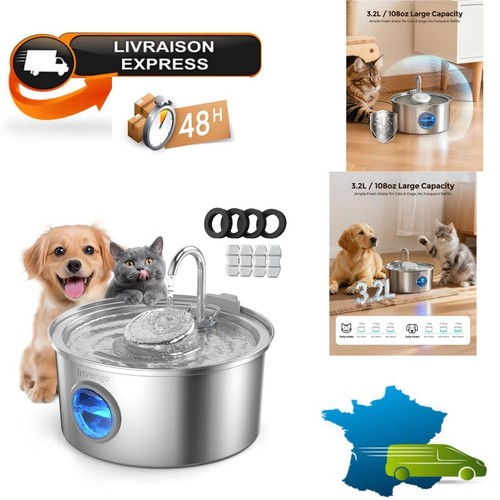 Invengo fontaine eau chat - fontaine,