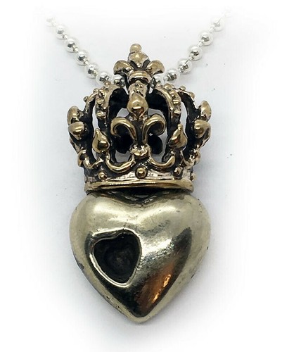 Crown heart sterling - heart,