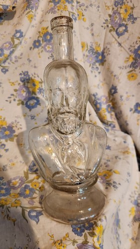 Ancien carafe verre - en,
