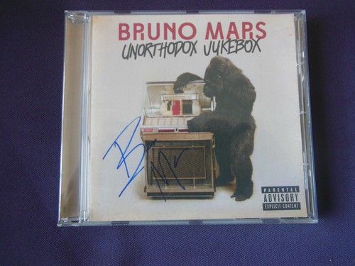 Bruno mars signé - cd, /