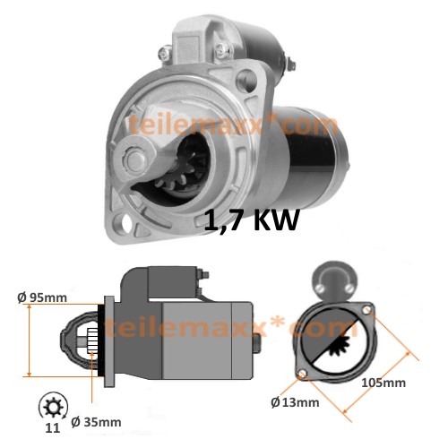 7kw démarreur pour moteur - pour,