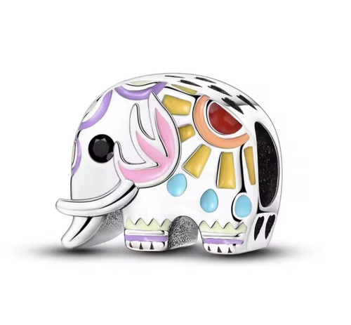 Perle pendentif éléphant - perle,
