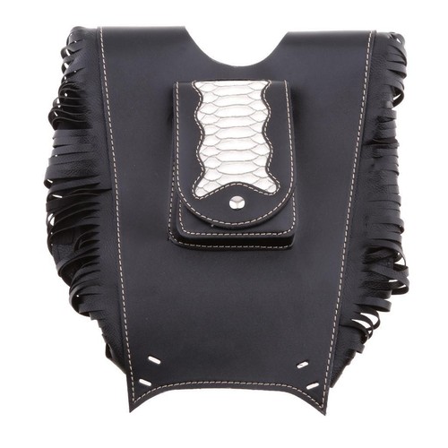 Noir cuir universel moto - en,