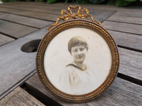 Ancien cadre rond porte - cadre, photo