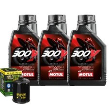 Huile Kit De Découpe Motul 300V 15W50 Pour Kawasaki W800 Édition Spéciale 12>16