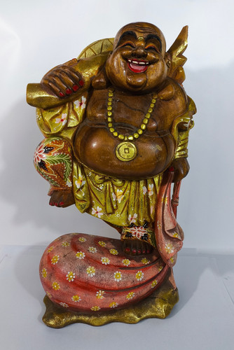 Grande statue bouddha rieur - grande,