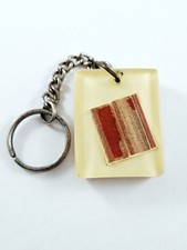 KEYCHAIN - Resin - SCHNELDEK TILES - Holland, 1960s - GELDENS-NIJMEGEN -
