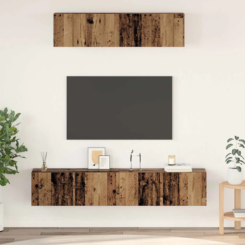 Ensemble meuble pc bois - 4,