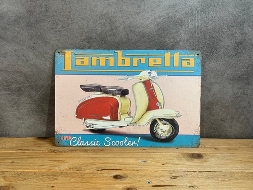 Plaque métal lambretta 739 - plaque,