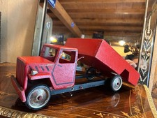 jouet jeux anciens : Jouet ancien camion bois 1950