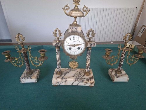 Ancienne horloge cheminee - horloge,