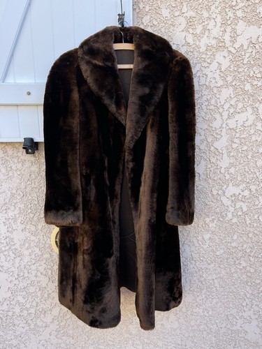 Manteau fourrure véritable - manteau,