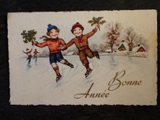 ILLUSTRATED CP Happy New Year Kids Holly Clover Hat on Ice Skates - 8253