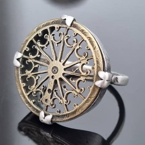 Bague ancienne xixè argent - ancienne,