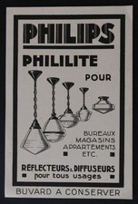 Buvard 1930 LAMPES PHILIPS