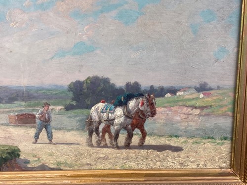 Tableau ancien huile - ancien, huile/panneau