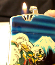 Antique Lighter ** HADSON Cigarette Case ** Vintage Lighter Lighter Accendino