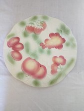 Plat de présentation en barbotine