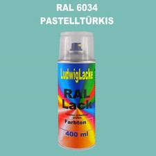Aérosol Ral 6034 Turquoise Pastel 400ml Brillant Peinture Colorée Décapant Spray