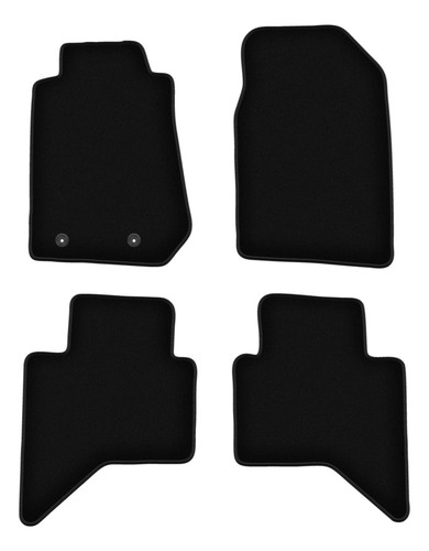 Tapis sol velours noir - velours,