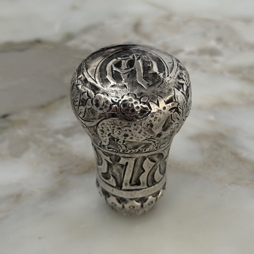 Pommeau canne argent - de,